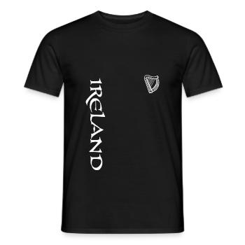 Irlande, Irlande, Dublin, Eire, Ulster - T-shirt homme - noir - Devant - AI Model Male 178 light (178cm)