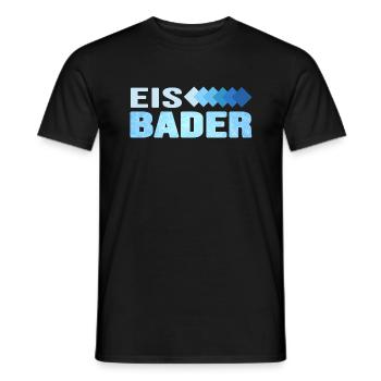 Eisbaden Winterschwimmer Eiswasser Kneipp Eisbaden - Männer T-Shirt - Schwarz - Vorne - AI Model Male 178 light (178cm)