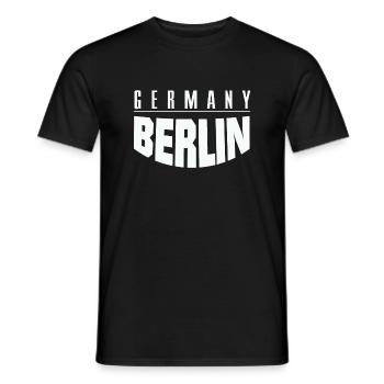 Berlin - Germany - Männer T-Shirt - Schwarz - Vorne - AI Model Male 178 light (178cm)