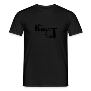 Himmiherrgottsakrament - Männer T-Shirt - Schwarz - Vorne - AI Model Male 178 light (178cm)