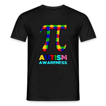 Journée mondiale de l'autisme PI Sensibilisation à l'autisme - T-shirt homme - noir - Devant - AI Model Male 178 light (178cm)