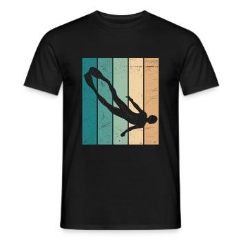 Apnoet immersion Rétro Apnoet immersion Apnée - T-shirt homme - noir - Devant - AI Model Male 178 light (178cm)