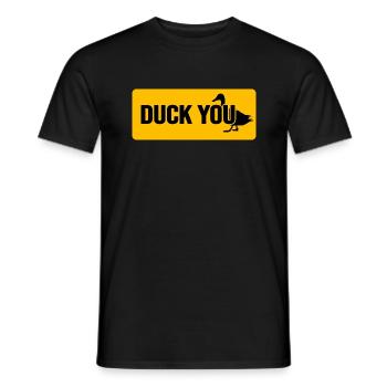 Duck duck collection duck breeder "duck meme" - Men's T-Shirt - black - Front - AI Model Male 178 light (178cm)