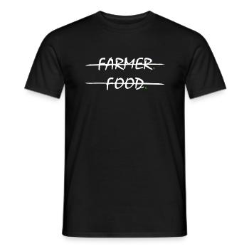 Agriculteur Agriculteur Ferme Biologique Temps de récolte - T-shirt homme - noir - Devant - AI Model Male 178 light (178cm)