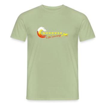 Cotentin life saving - Men's T-Shirt - sage - Front - AI Model Male 178 light (178cm)