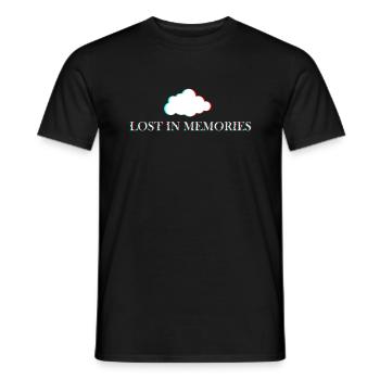 Perdu dans les souvenirs - T-shirt homme - noir - Devant - AI Model Male 178 light (178cm)