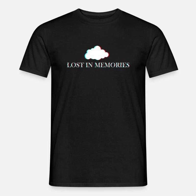 Perdu dans les souvenirs - T-shirt homme - noir