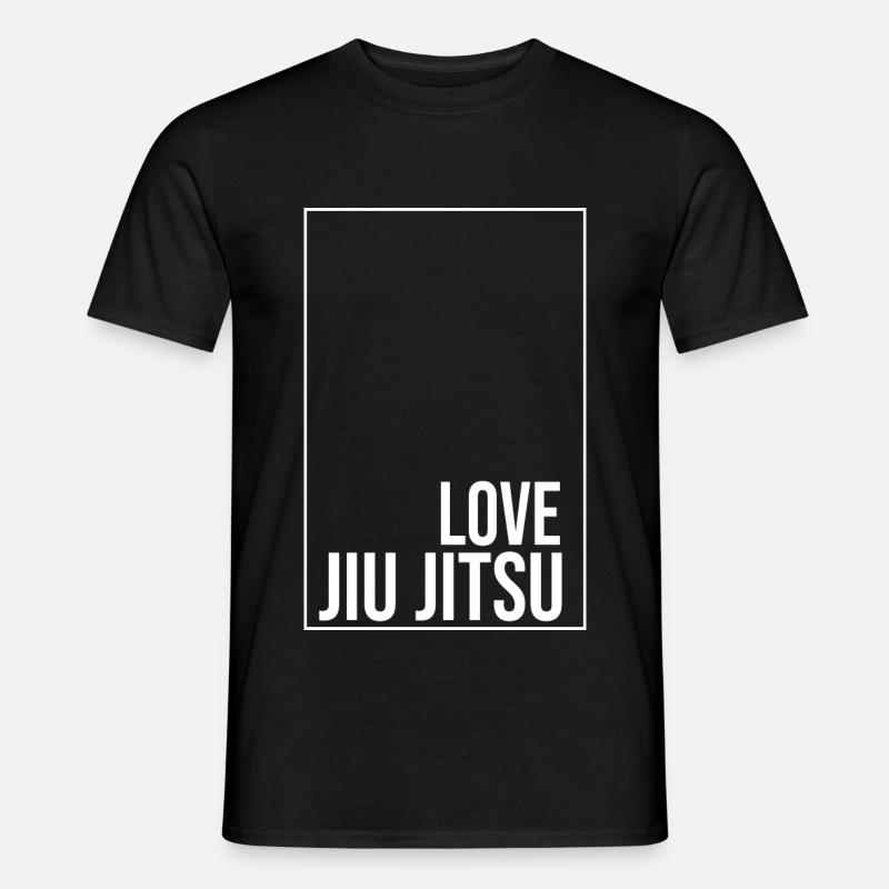 Lieb Jiu Jitsu - Männer T-Shirt - Schwarz
