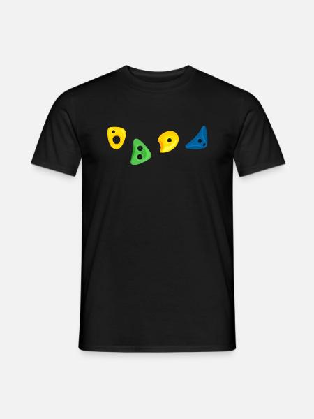 klettern kletterhalle bouldern - Männer T-Shirt - Schwarz