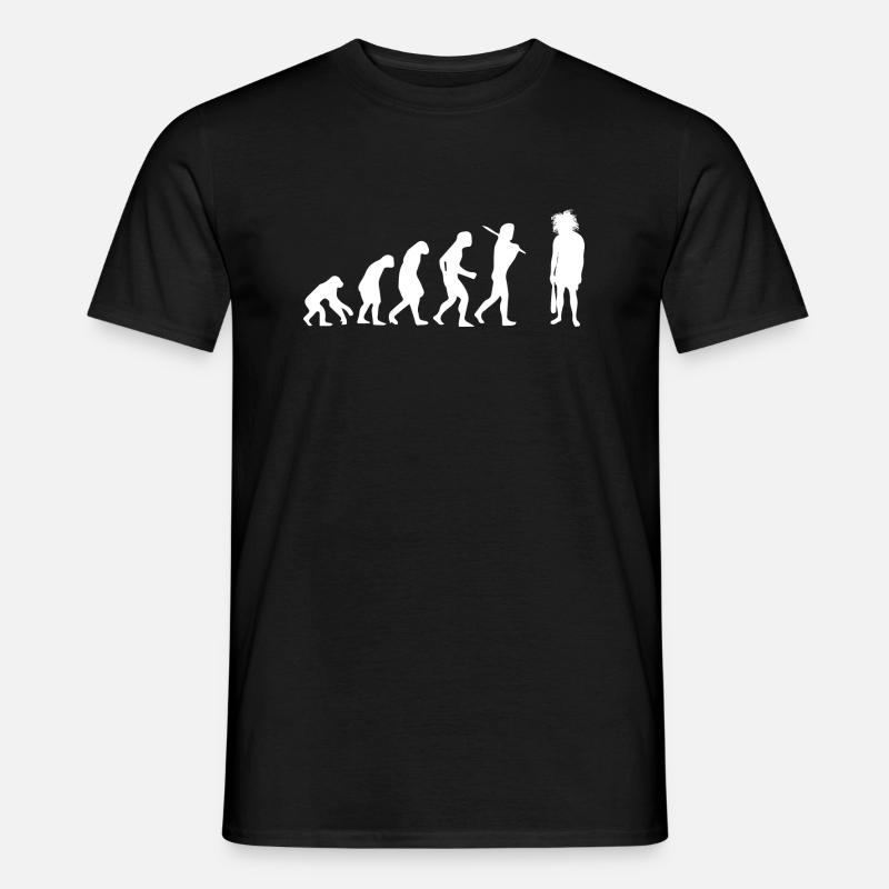 Neanderthal Cavemen Gift Evolution - Men's T-Shirt - black