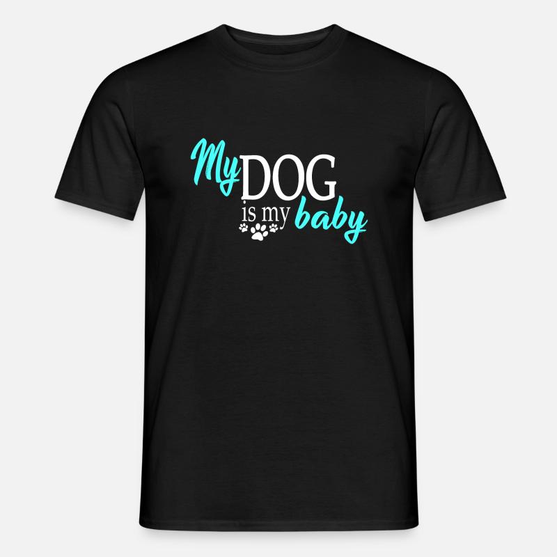 Hund Hunde - Männer T-Shirt - Schwarz