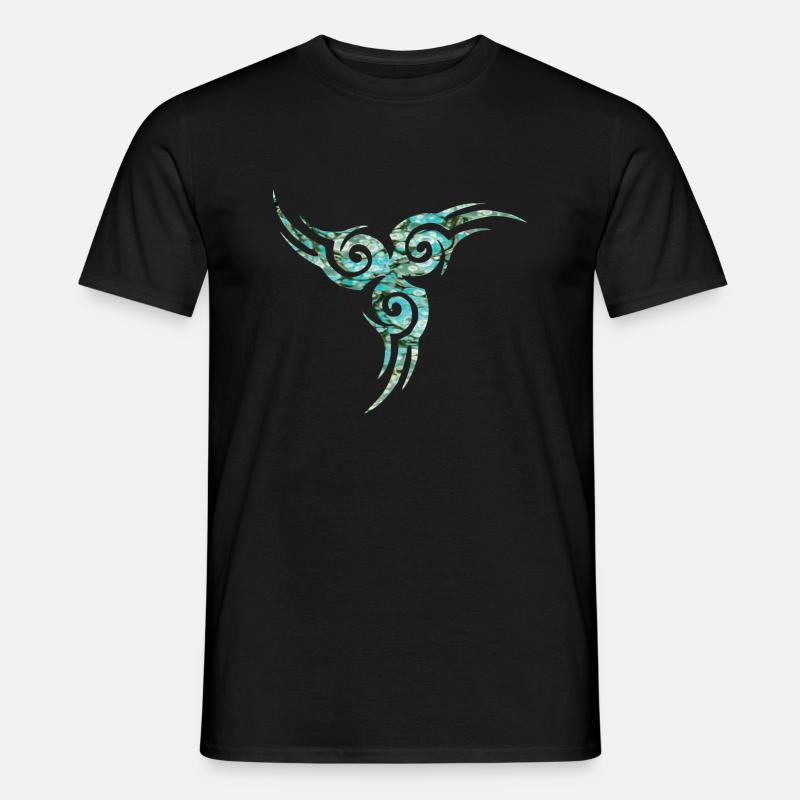 keltisches symbol 17 e 247 - Männer T-Shirt - Schwarz