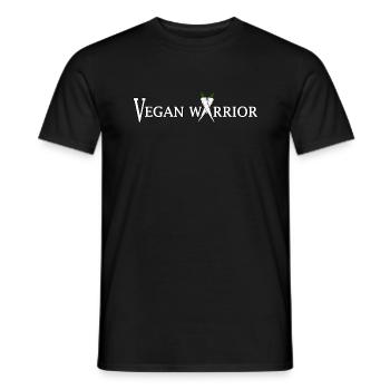 végétalien - T-shirt homme - noir - Devant - AI Model Male 178 light (178cm)