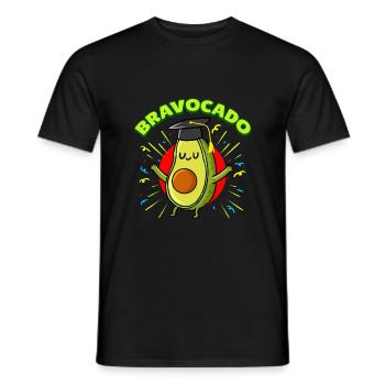 Bravocado Avocado Liebhaber - Männer T-Shirt - Schwarz - Vorne - AI Model Male 178 light (178cm)