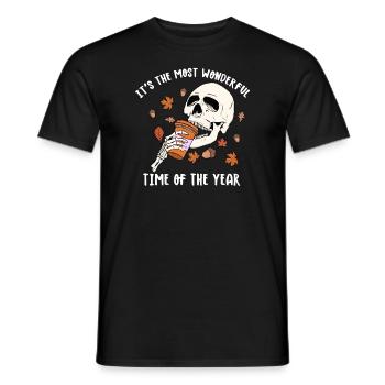 Herbst It's The Most Wonderful Time of The Year - Männer T-Shirt - Schwarz - Vorne - AI Model Male 178 light (178cm)