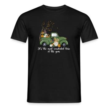 Herbst It's The Most Wonderful Time of The Year - Männer T-Shirt - Schwarz - Vorne - AI Model Male 178 light (178cm)