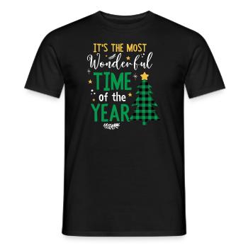 It's The Most Wonderful Time Of The Year - Männer T-Shirt - Schwarz - Vorne - AI Model Male 178 light (178cm)