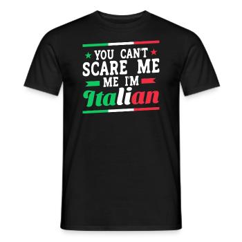 Italiener Italien Lustiger Spruch Geschenkidee - Männer T-Shirt - Schwarz - Vorne - AI Model Male 178 light (178cm)