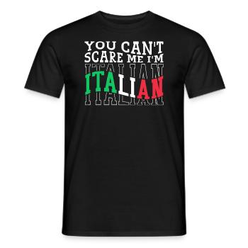 Italiener Italien Lustiger Spruch Geschenkidee - Männer T-Shirt - Schwarz - Vorne - AI Model Male 178 light (178cm)