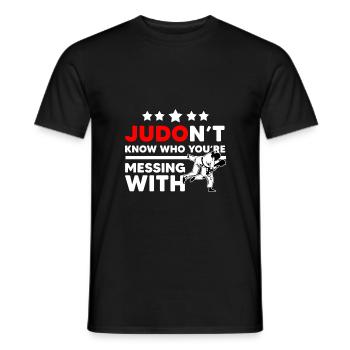 Judo - T-shirt homme - noir - Devant - AI Model Male 178 light (178cm)