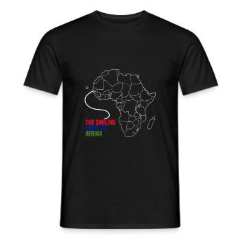 Gambie - T-shirt homme - noir - Devant - AI Model Male 178 light (178cm)