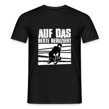 Pocket Bike reduziert Geschenkidee Motorrad Biker - Männer T-Shirt - Schwarz - Vorne - AI Model Male 178 light (178cm)