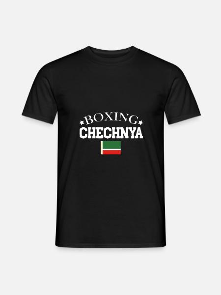 chechenien boxing Chechener professional boxer - Men's T-Shirt - black