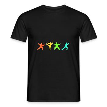 Tai Chi Movements Qi Tai Chi Chuan Gift - Men's T-Shirt - black - Front - AI Model Male 178 light (178cm)
