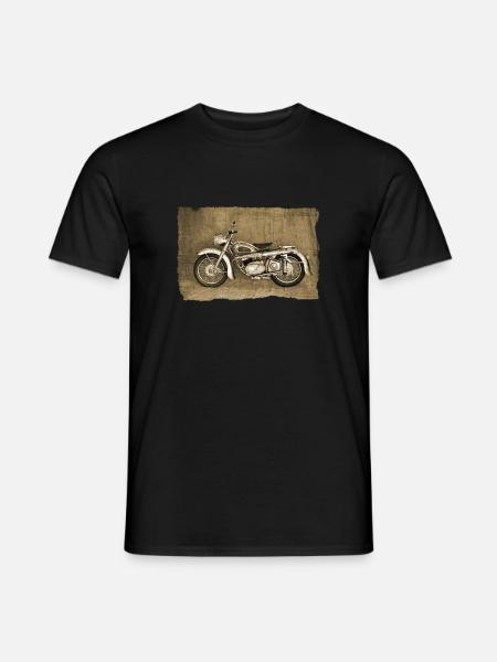 Deutscher Motorrad Oldtimer Photoart 1.0 - Männer T-Shirt - Schwarz