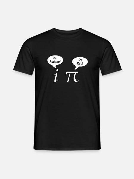 mathe pie witz spaß mathematik physik lehrer witze - T-shirt herr - svart