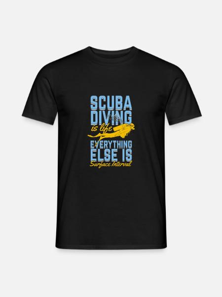 Plongée amusante Plongée Sous-marine cadeau de plongée - T-shirt homme - noir
