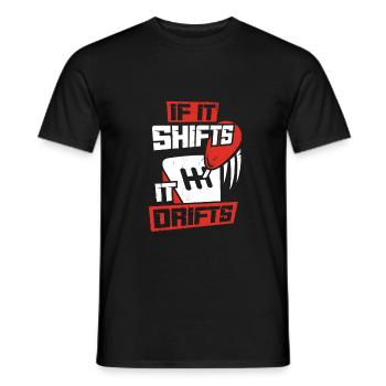 Driften Driftsport Rallye Rallyefahrer Geschenk - Männer T-Shirt - Schwarz - Vorne - AI Model Male 178 light (178cm)