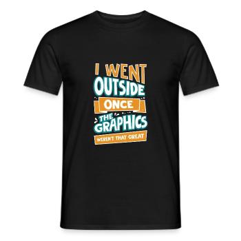Gamer PC Pc Computerspieler Cadeau - T-shirt homme - noir - Devant - AI Model Male 178 light (178cm)