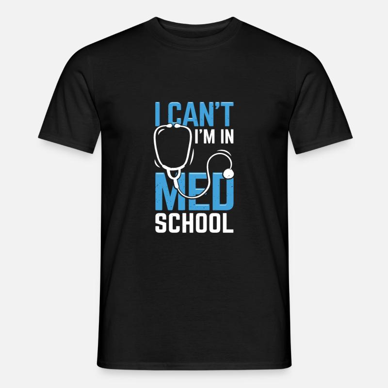 Medizin Student Studium Medizinstudent Geschenk - Männer T-Shirt - Schwarz