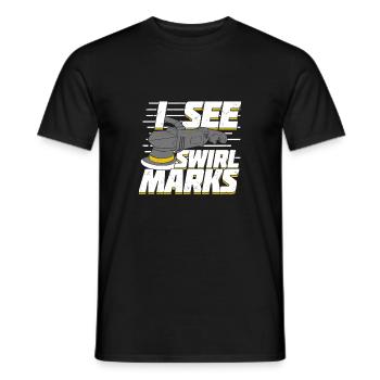 Conducteur De travail - T-shirt homme - noir - Devant - AI Model Male 178 light (178cm)