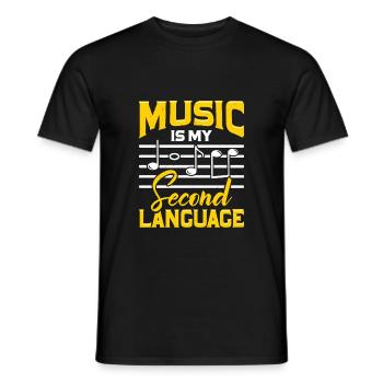 Music Musicians Music School Music Teacher Gift - Men's T-Shirt - black - Front - AI Model Male 178 light (178cm)