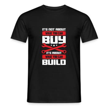 Tuning Tuner Racing Car Motorcycle Mechanic Gift - Men's T-Shirt - black - Front - AI Model Male 178 light (178cm)