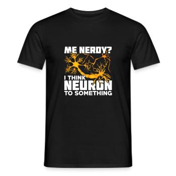 Neurosciences - T-shirt homme - noir - Devant - AI Model Male 178 light (178cm)
