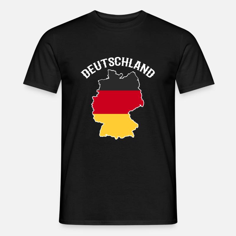 Deutschland - Männer T-Shirt - Schwarz