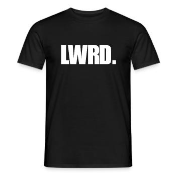 LWRD - Lowered Tuning - weiß - Männer T-Shirt - Schwarz - Vorne - AI Model Male 178 light (178cm)