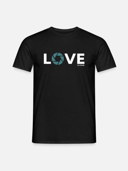 fotograf fotografieren focus objektiv - Männer T-Shirt - Schwarz