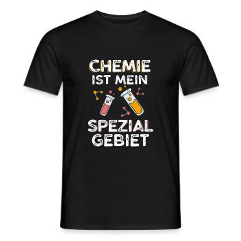 Chemie Lehrer - Männer T-Shirt - Schwarz - Vorne - AI Model Male 178 light (178cm)