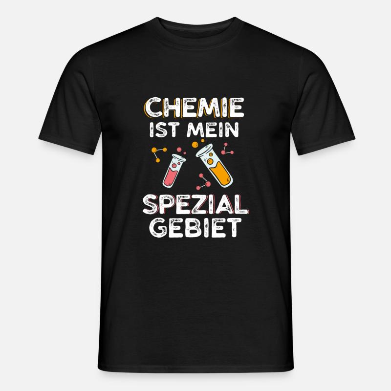Chemie Lehrer - Männer T-Shirt - Schwarz