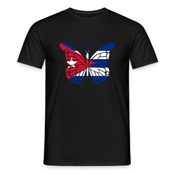 Cuba Kuba Flagge National Havanna Geschenk - Männer T-Shirt - Schwarz - Vorne - AI Model Male 178 light (178cm)