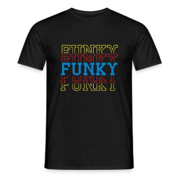 Funky Streetwear Jahre 80 Geschenk swag - Männer T-Shirt - Schwarz - Vorne - AI Model Male 178 light (178cm)