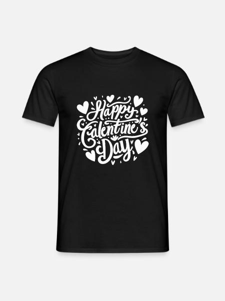 Happy Galentine's Day - Men's T-Shirt - black