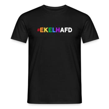 bunte Freiheit lgbt human rights political color - Männer T-Shirt - Schwarz - Vorne - AI Model Male 178 light (178cm)