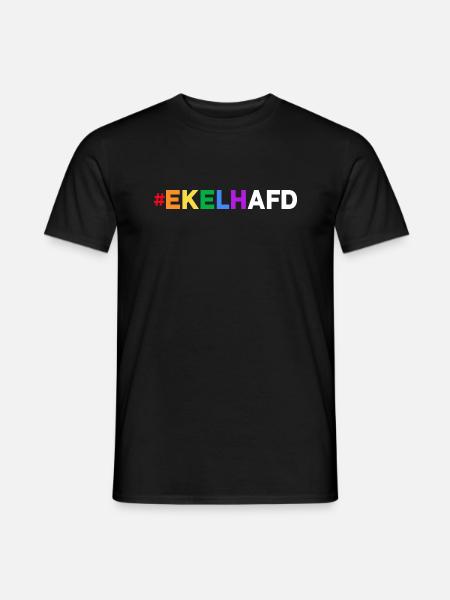 bunte Freiheit lgbt human rights political color - Männer T-Shirt - Schwarz