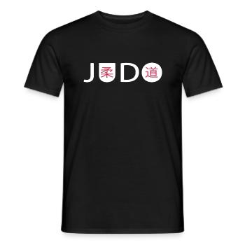Judo Judoka hajime - Men's T-Shirt - black - Front - AI Model Male 178 light (178cm)