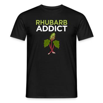 Rhubarbe amusant amusant - T-shirt homme - noir - Devant - AI Model Male 178 light (178cm)